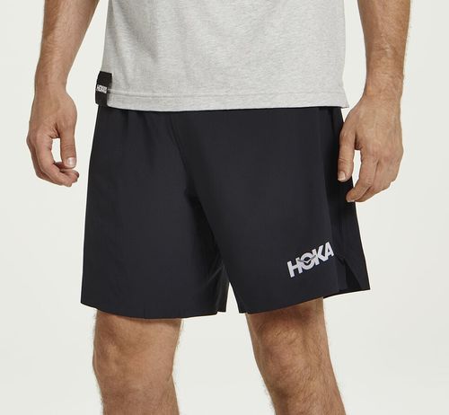 Hoka One One Herre Glide 7" Short Bottoms Svart Norge-36WDU